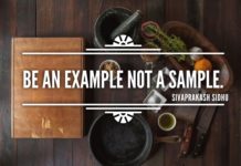 be an example