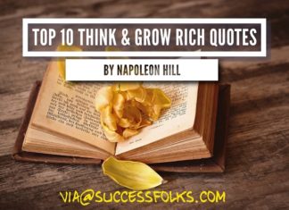 THINK and GROW RICH Quotes
