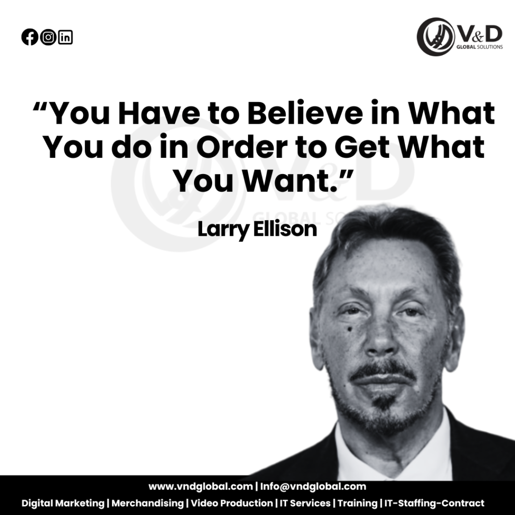 Larry Ellison Motivational Quotes